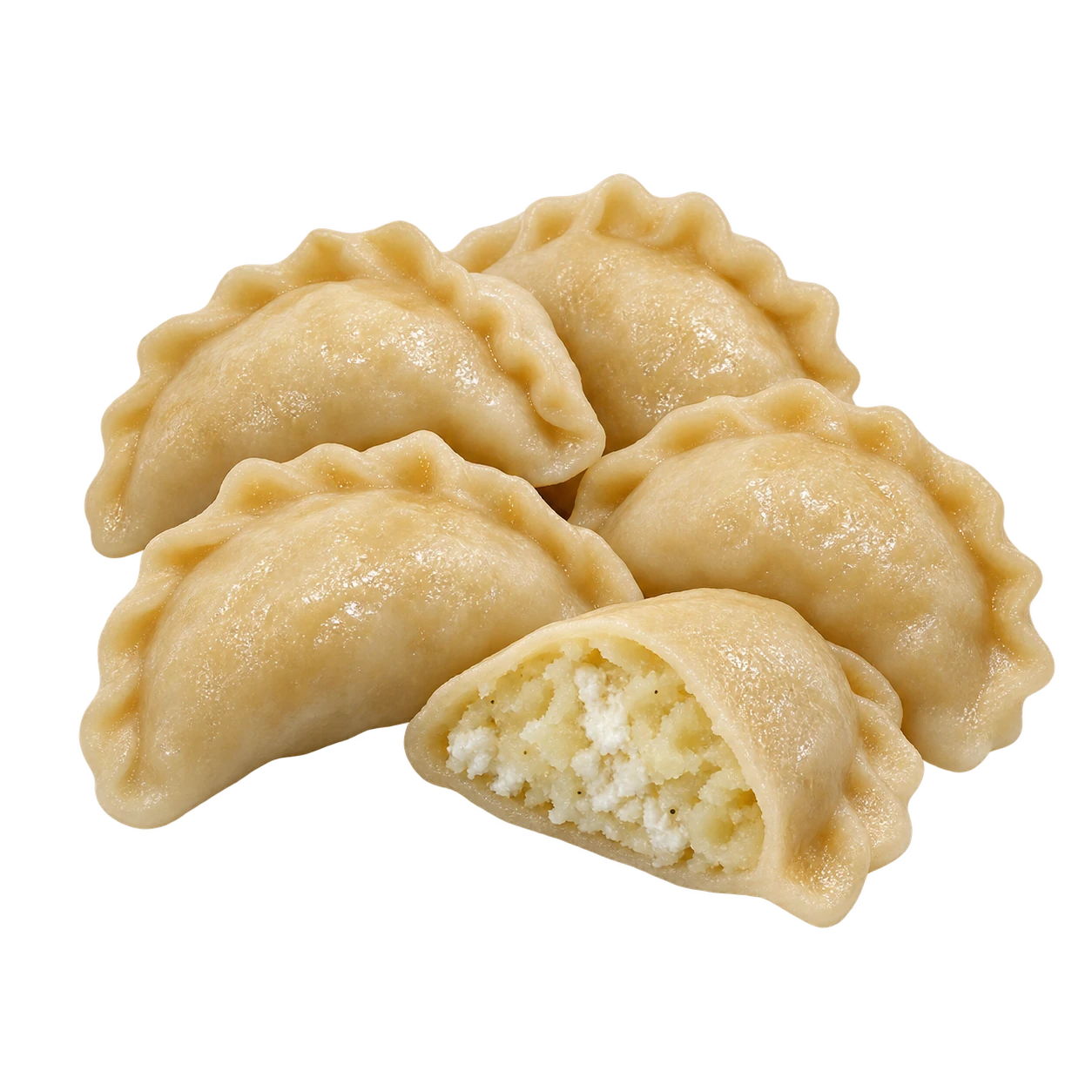 Pierogi z ziemniakami i twarogiem